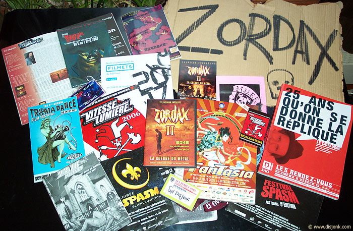 ZORDAX II : Programme de festival où il a été présenté