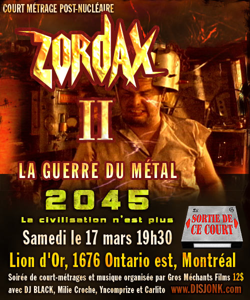 ZORDAX II au Lion D'Or Montréal
