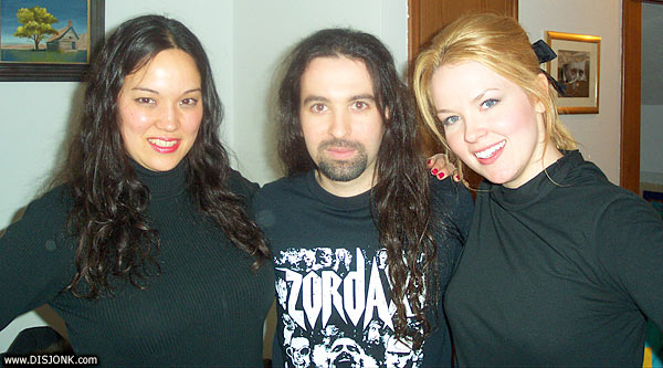 Anna Biller, réalisatrice & actrice VIVA, Syl Disjonk (ZORDAX II) et Bridget Brno actrice VIVA